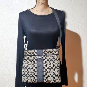 Coach black tote bag